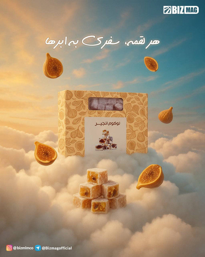 لوکوم انجیر ۴۵۰ گرمی BIZ