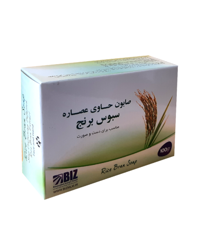 صابون دست و صورت سبوس برنج 1 عددی بیز